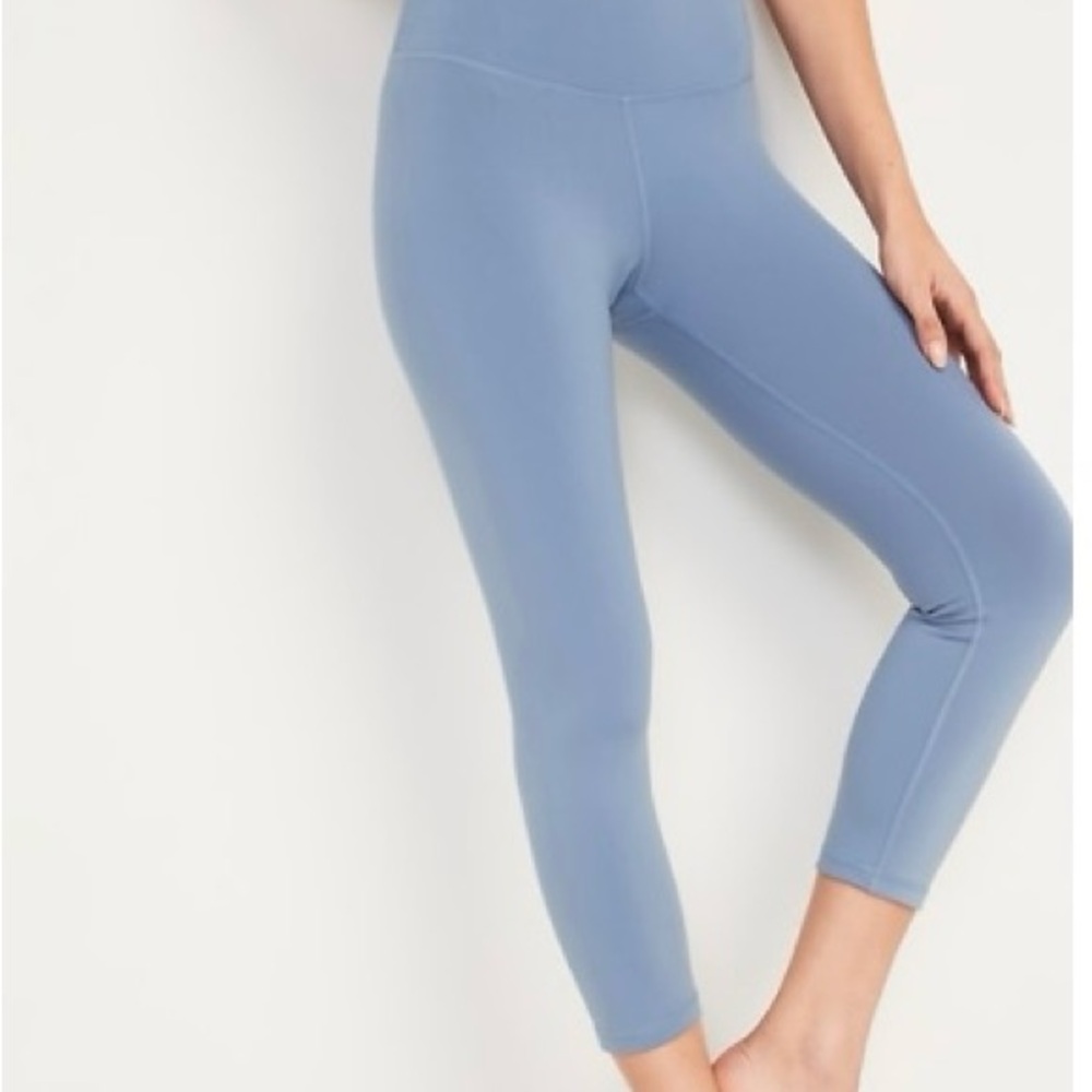 Old Navy Blue High-Waisted Leggings